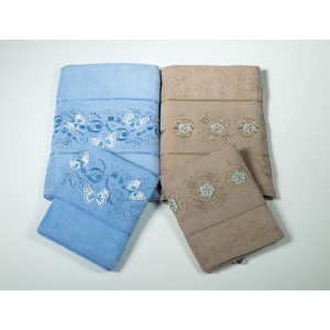 Комплект кърпи Lux Flowers 1 Комплект кърпи Lux Flowers 1